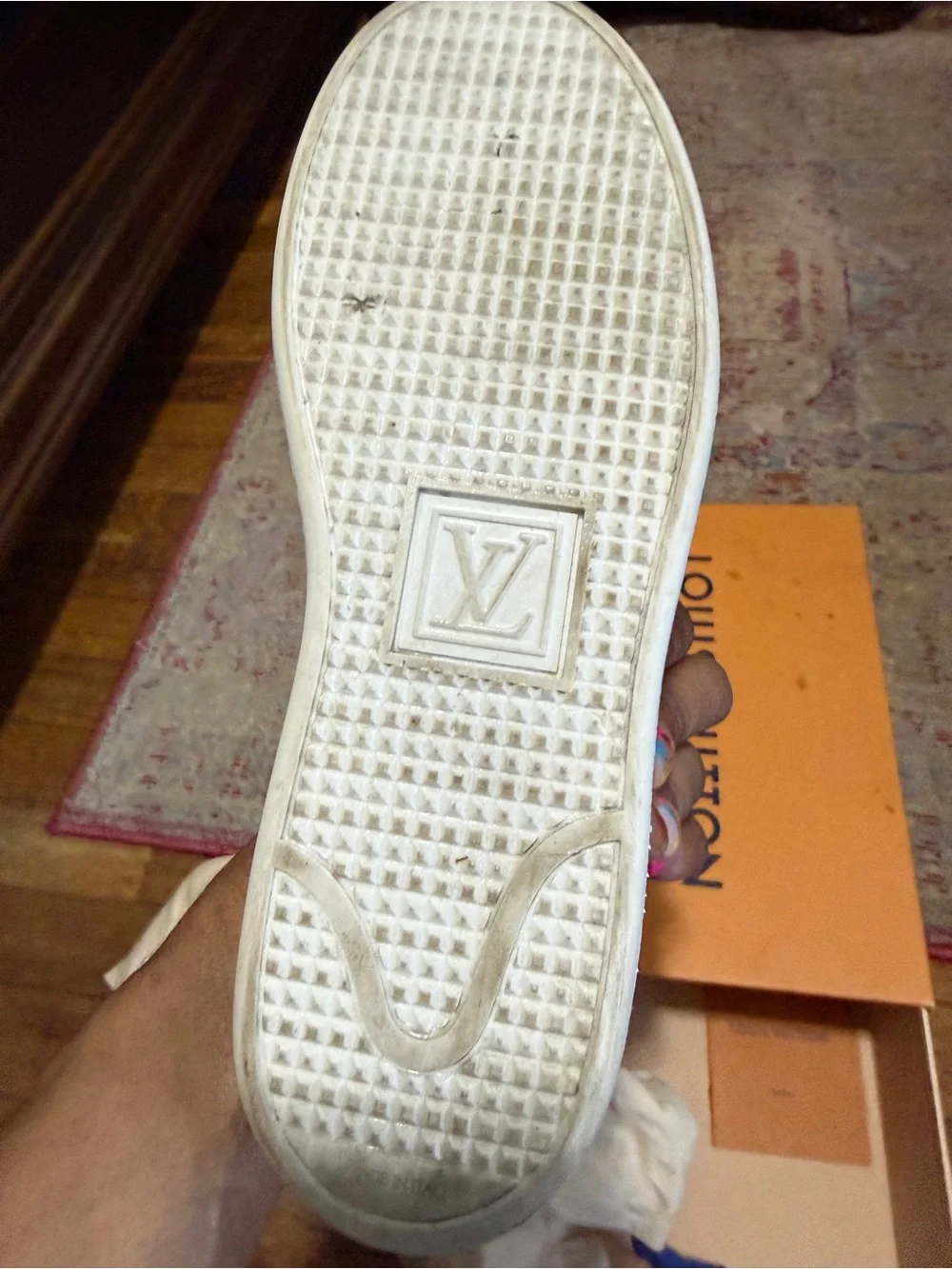 Louis Vuitton Monogram Low-Top Sneakers in Brown and Black